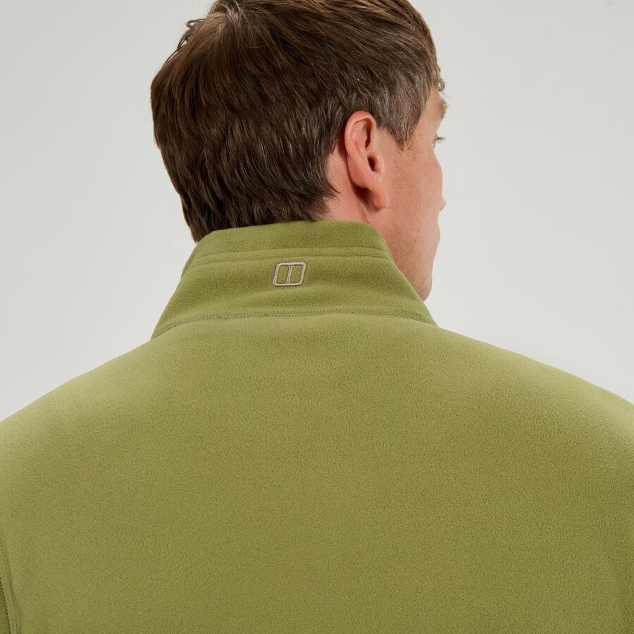 gli uomini del prisma interactive micro pile polartec giacca - verde berghaus