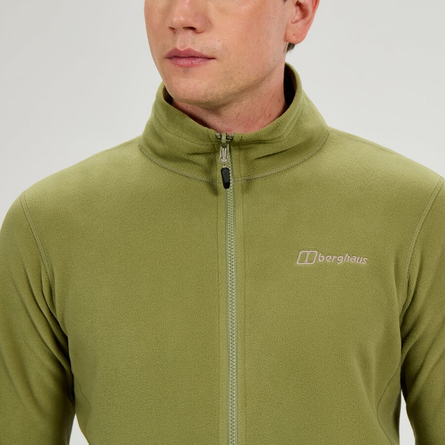 gli uomini del prisma interactive micro pile polartec giacca - verde berghaus