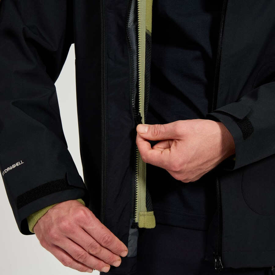 gli uomini del prisma interactive micro pile polartec giacca - verde berghaus
