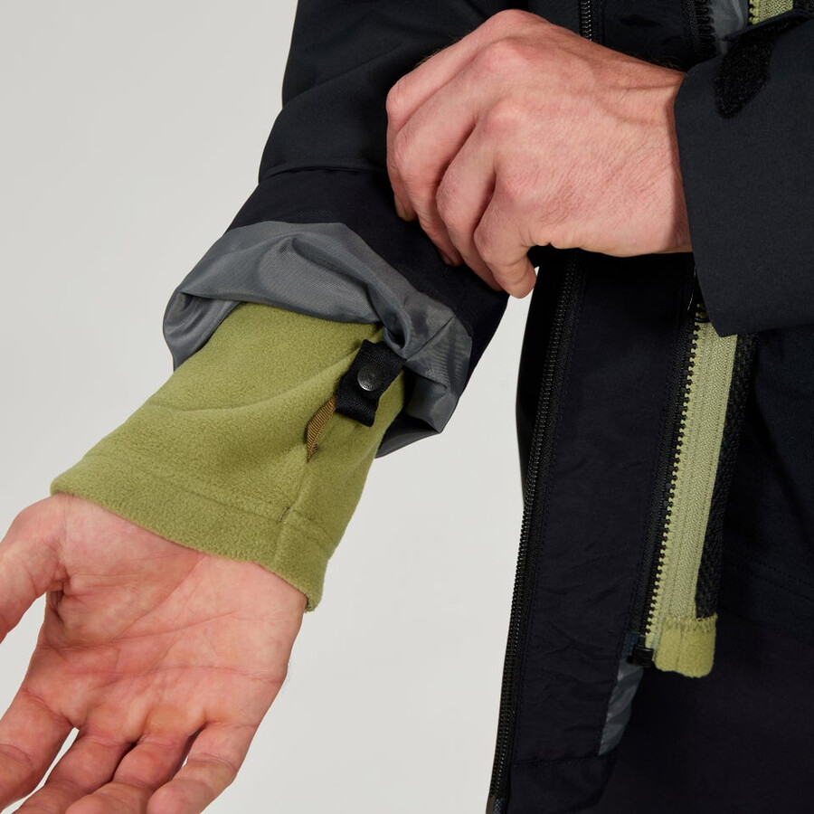 gli uomini del prisma interactive micro pile polartec giacca - verde berghaus