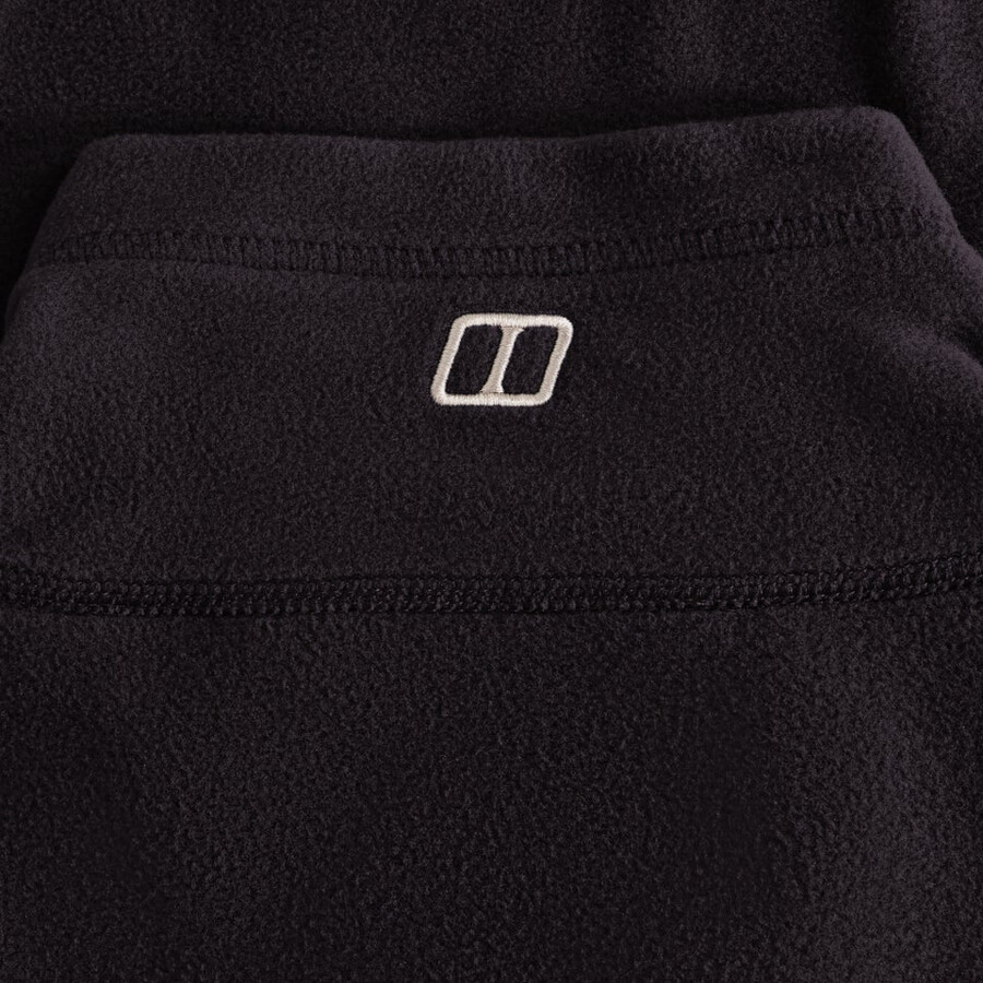 gli uomini del prisma micro mezza zip pile polartec - nero berghaus