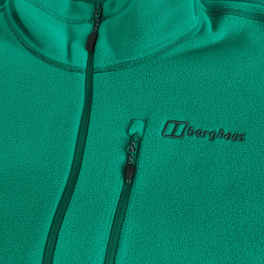 gli uomini del prisma micro mezza zip pile polartec - verde berghaus