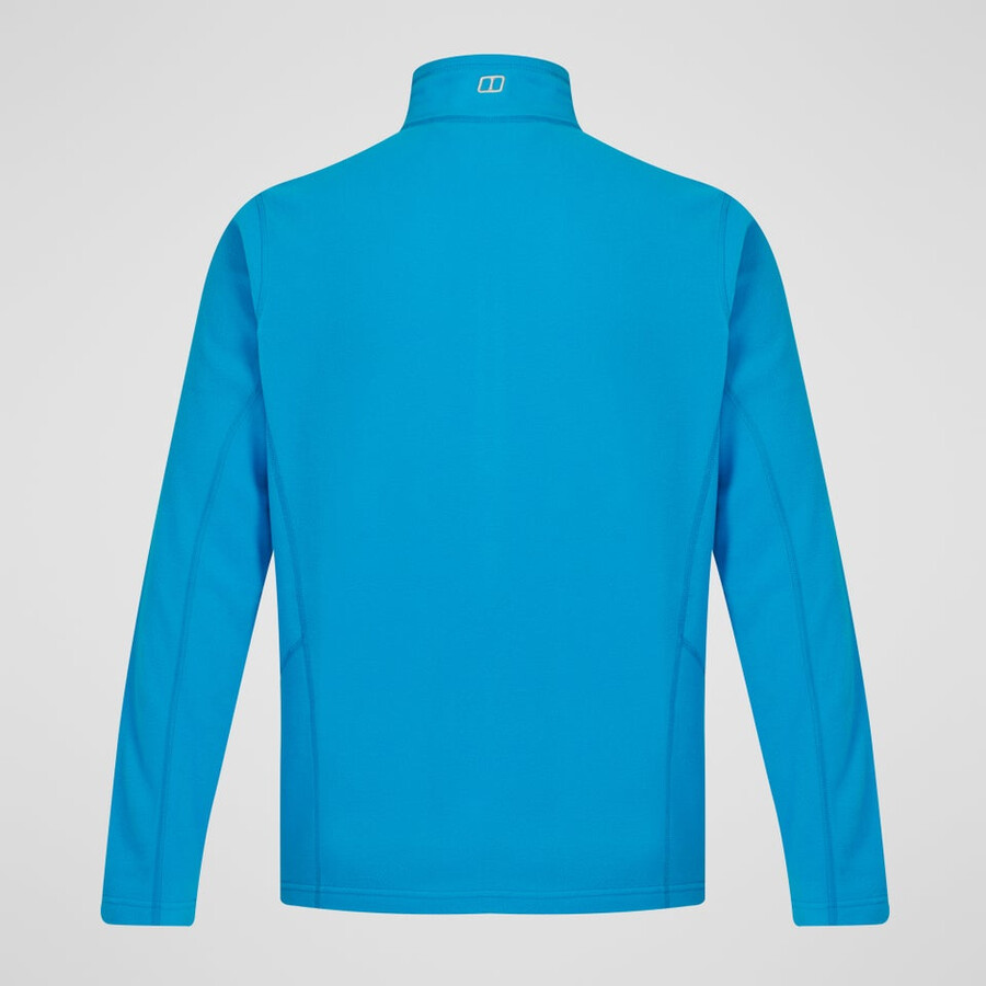 gli uomini del prisma micro mezza zip pile polartec - blu berghaus