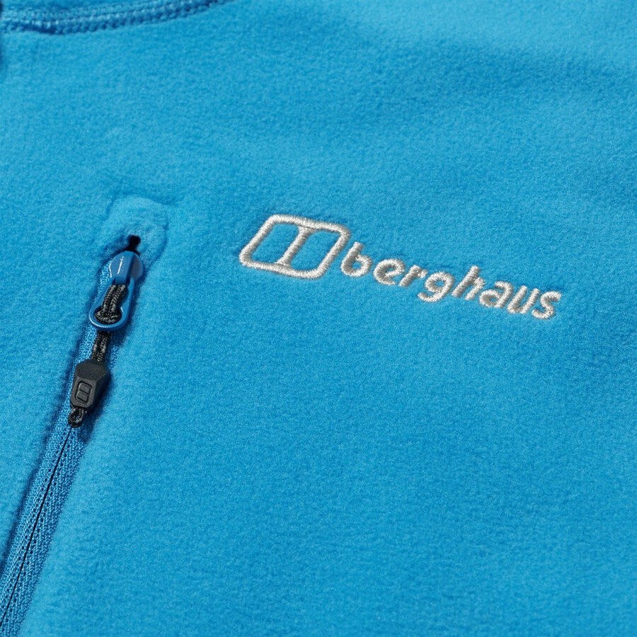 gli uomini del prisma micro mezza zip pile polartec - blu berghaus