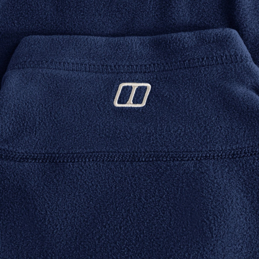 gli uomini del prisma micro mezza zip pile polartec - blu berghaus