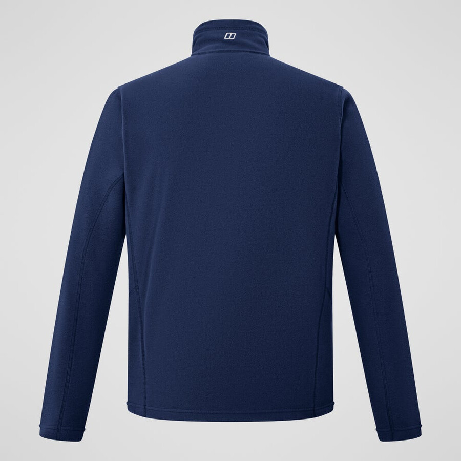 gli uomini del prisma micro mezza zip pile polartec - blu berghaus