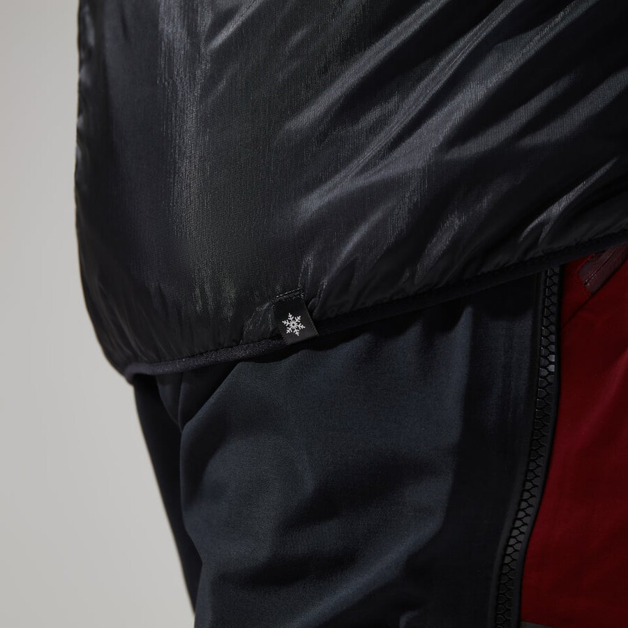 uomini mtn spigolo lb sintetico gilet - grigionero berghaus