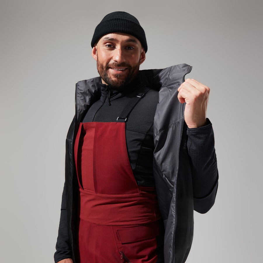 uomini mtn spigolo lb sintetico gilet - grigionero berghaus