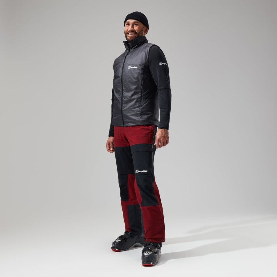 uomini mtn spigolo lb sintetico gilet - grigionero berghaus