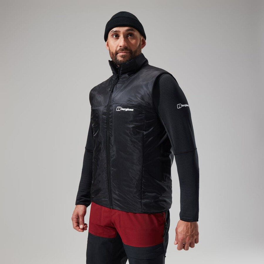 uomini mtn spigolo lb sintetico gilet - grigionero berghaus