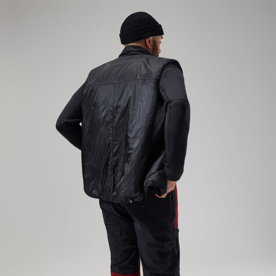 uomini mtn spigolo lb sintetico gilet - grigionero berghaus