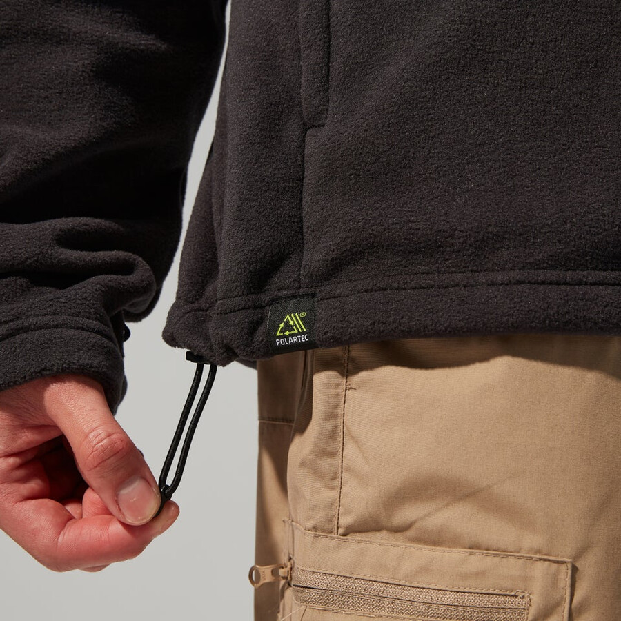 gli uomini del prisma guida interattiva polartec giacca in pile - nero berghaus