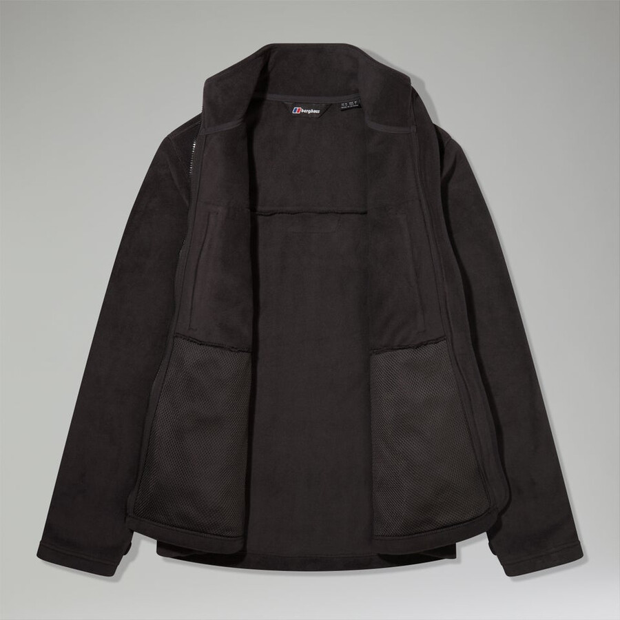 gli uomini del prisma guida interattiva polartec giacca in pile - nero berghaus