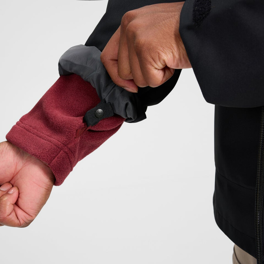 gli uomini del prisma guida interattiva polartec giacca in pile - nerorosso berghaus