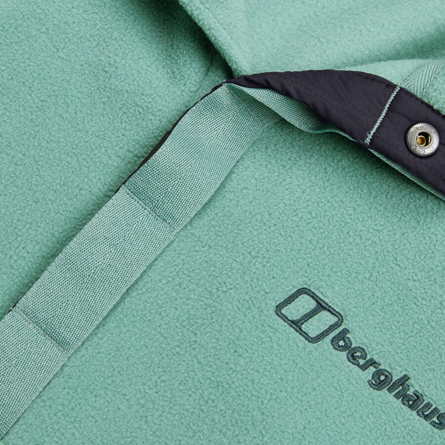uomini felltop batter docchio pullover in pile verde berghaus