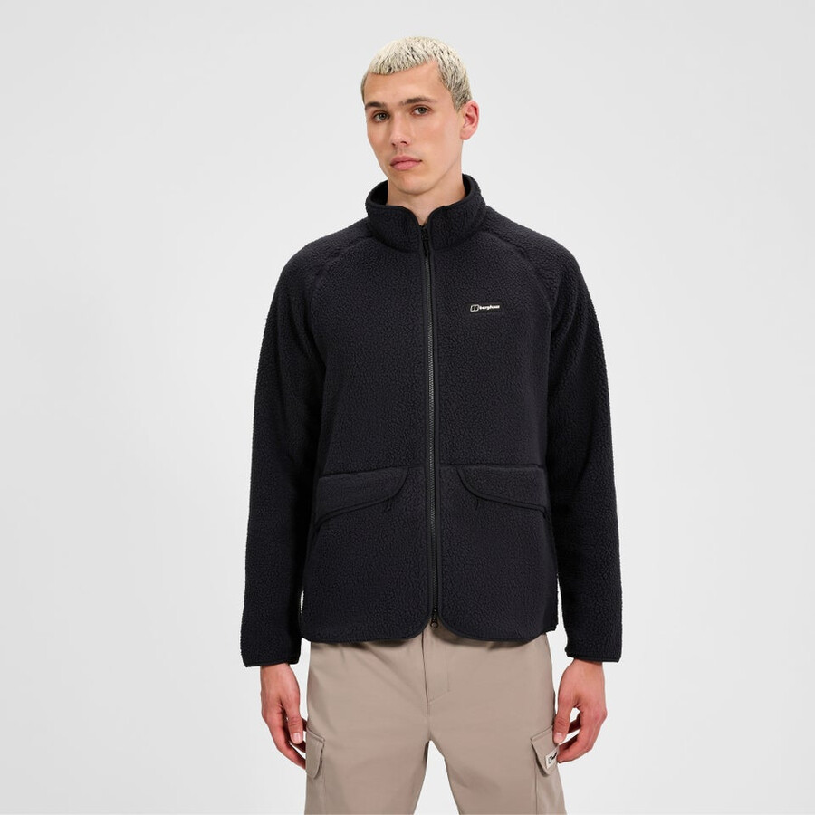 uomini hanby rilassato giacca - nero berghaus