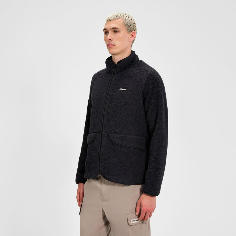 uomini hanby rilassato giacca - nero berghaus