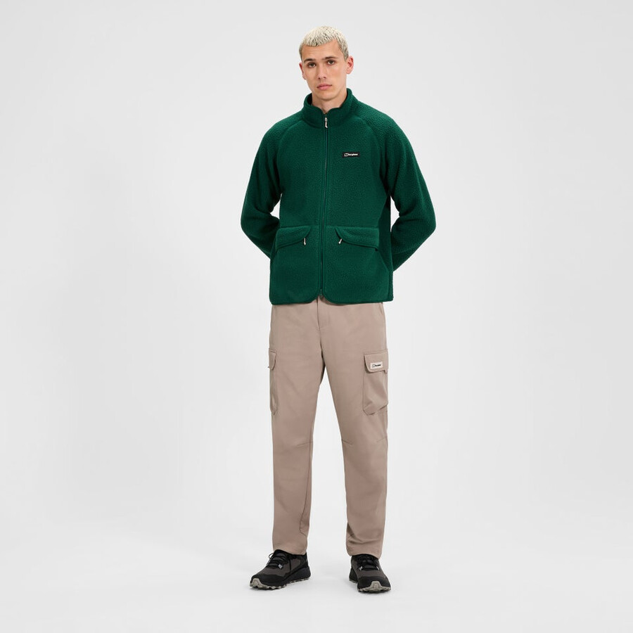 uomini hanby rilassato giacca - verde berghaus