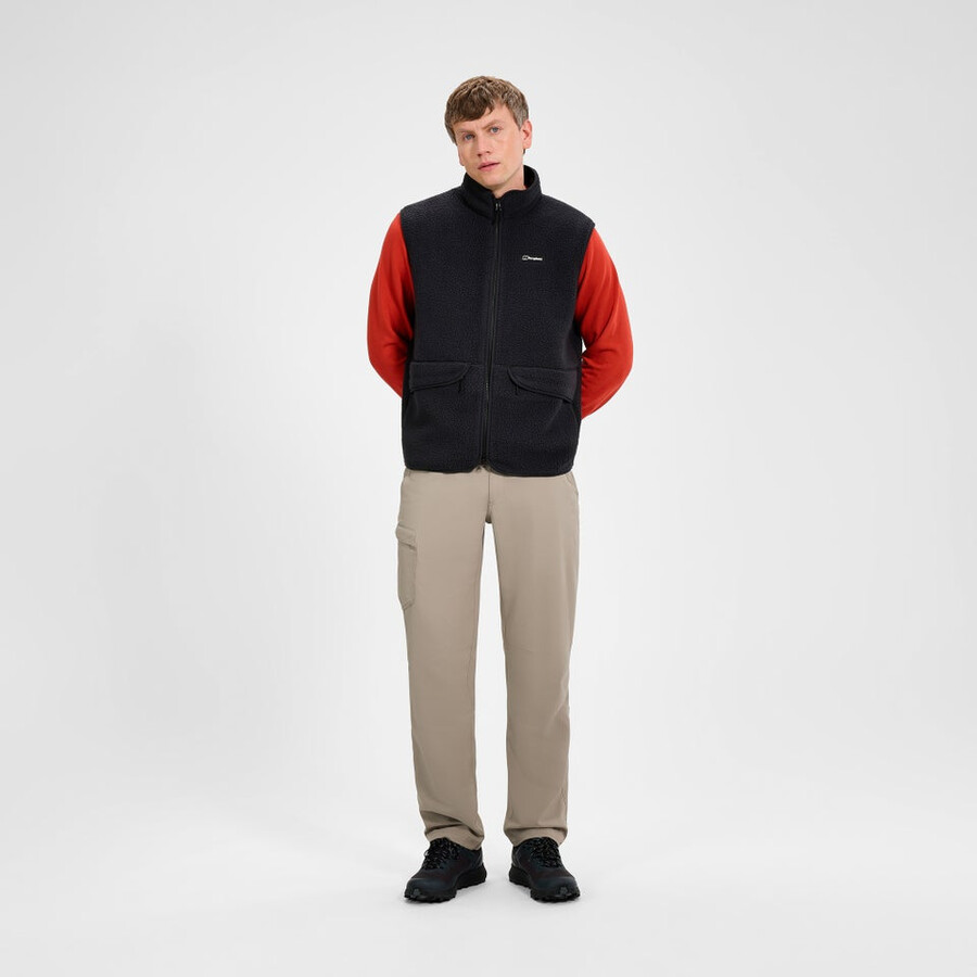 uomini hanby rilassato gilet - nero berghaus