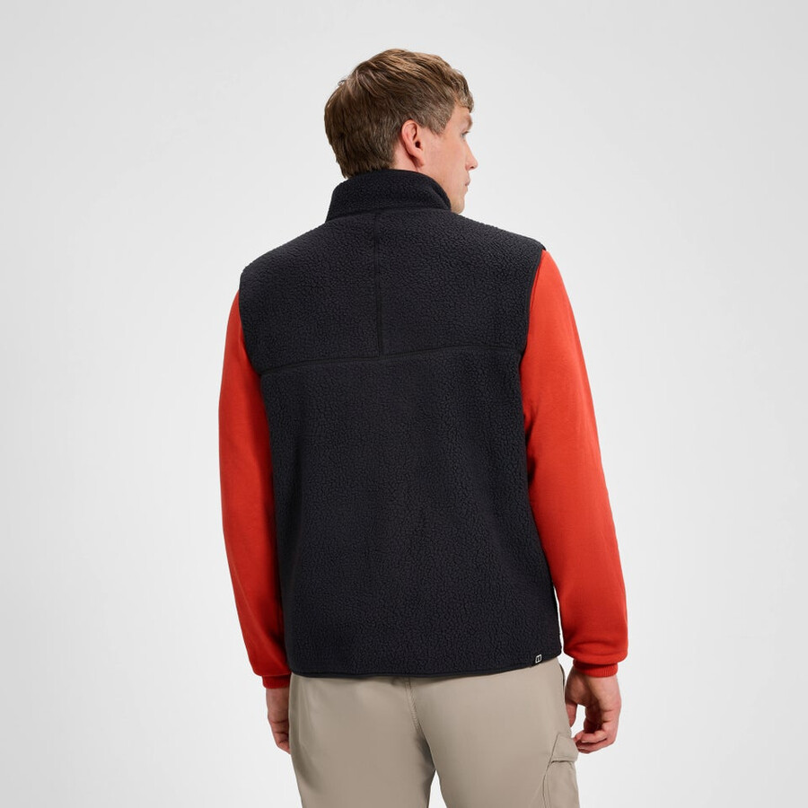 uomini hanby rilassato gilet - nero berghaus