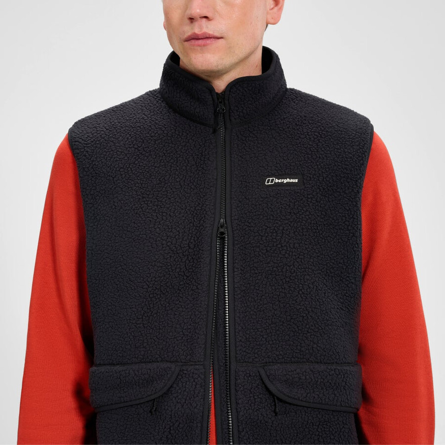 uomini hanby rilassato gilet - nero berghaus