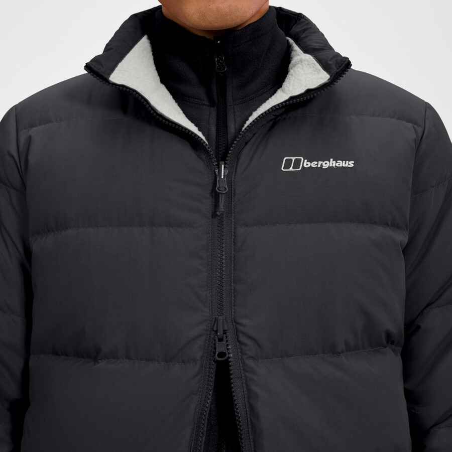 uomini fulstow reversibile piumino - nero berghaus