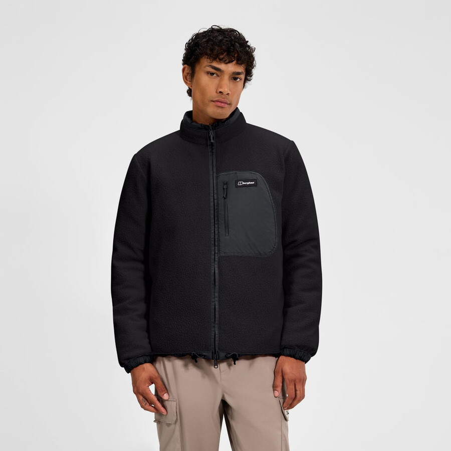 uomini fulstow reversibile piumino - nero berghaus