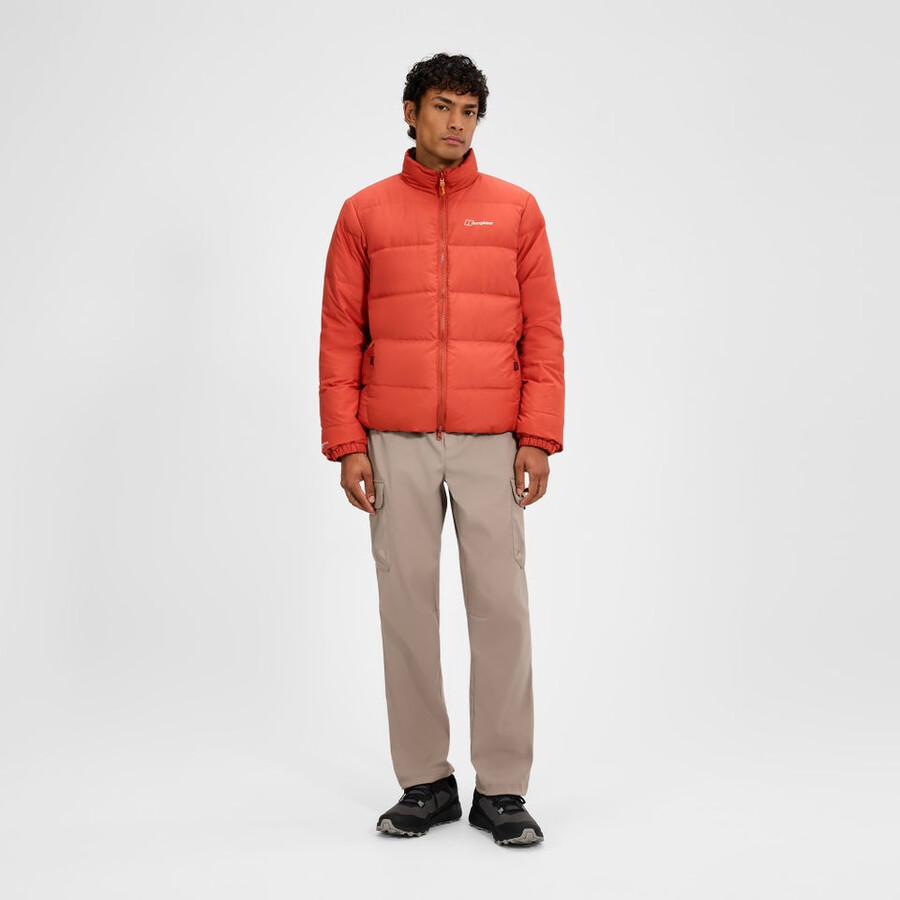 uomini fulstow reversibile piumino - arancionegrigio berghaus