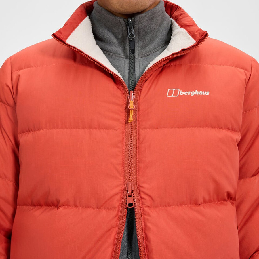uomini fulstow reversibile piumino - arancionegrigio berghaus