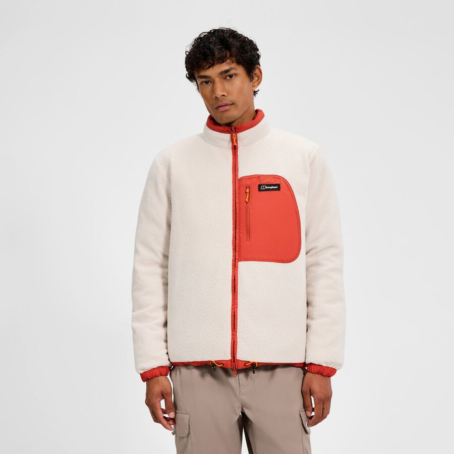 uomini fulstow reversibile piumino - arancionegrigio berghaus