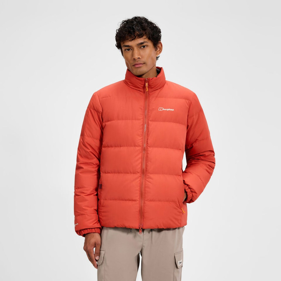 uomini fulstow reversibile piumino - arancionegrigio berghaus