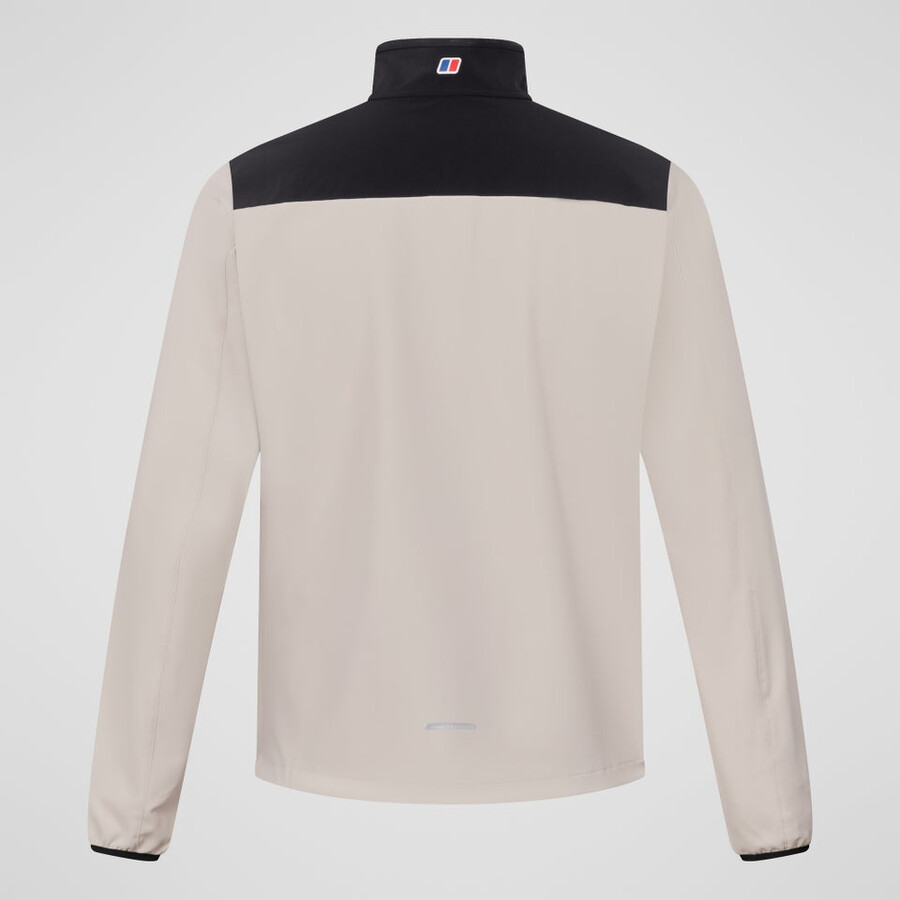 gli uomini del terreno trek mezza zip giacca - grigionero berghaus