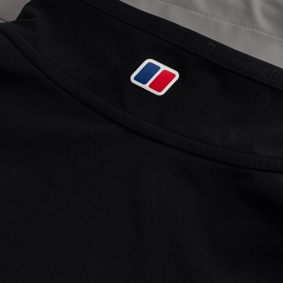 gli uomini del terreno trek mezza zip giacca - grigionero berghaus