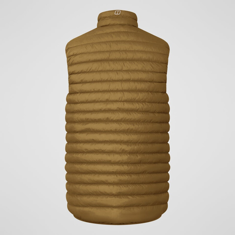 uomini vaskye sintetiche isolate gilet - marrone berghaus