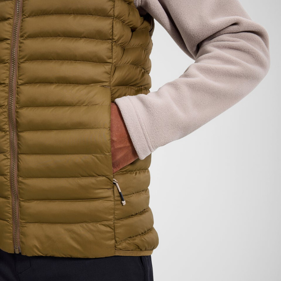 uomini vaskye sintetiche isolate gilet - marrone berghaus