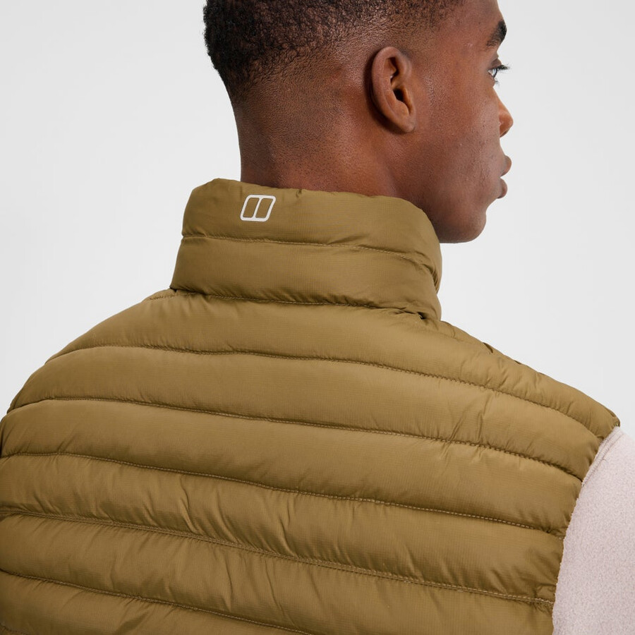 uomini vaskye sintetiche isolate gilet - marrone berghaus