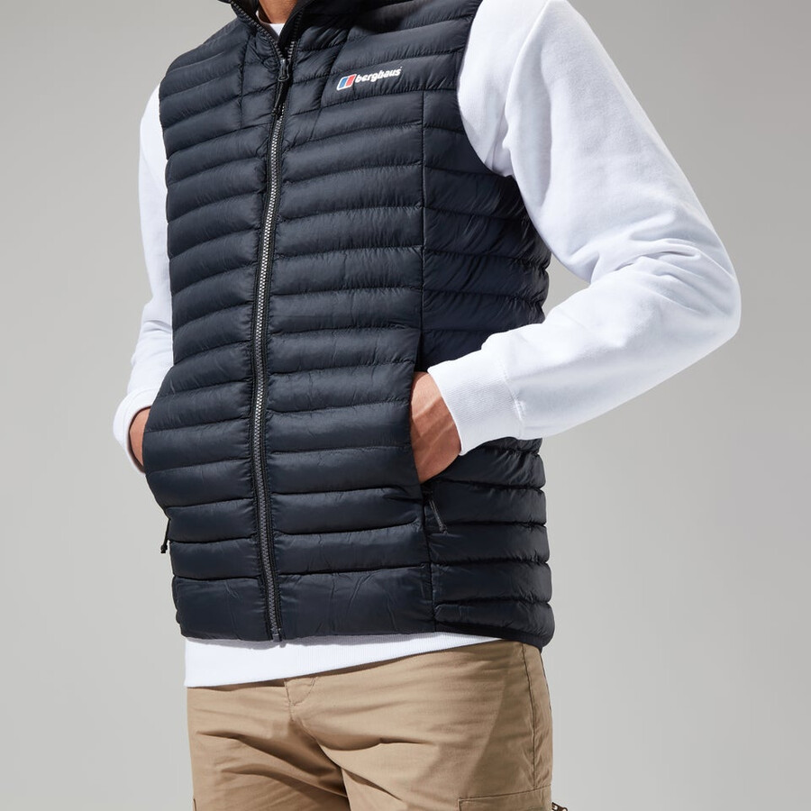 uomini vaskye gilet - nero berghaus