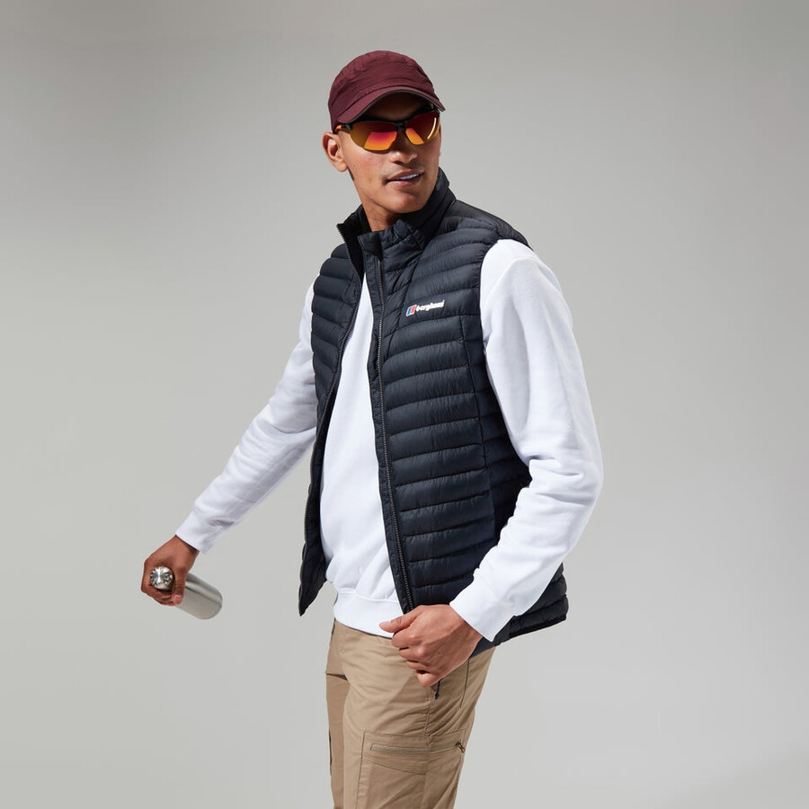 uomini vaskye gilet - nero berghaus