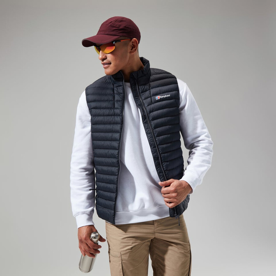 uomini vaskye gilet - nero berghaus