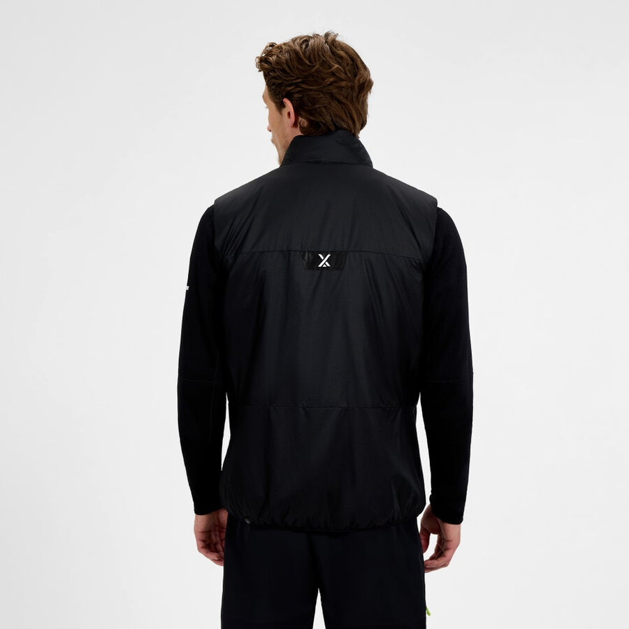 uomini mtn spigolo sintetico gilet - nero berghaus