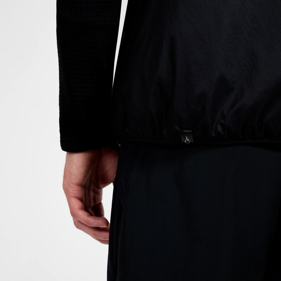 uomini mtn spigolo sintetico gilet - nero berghaus
