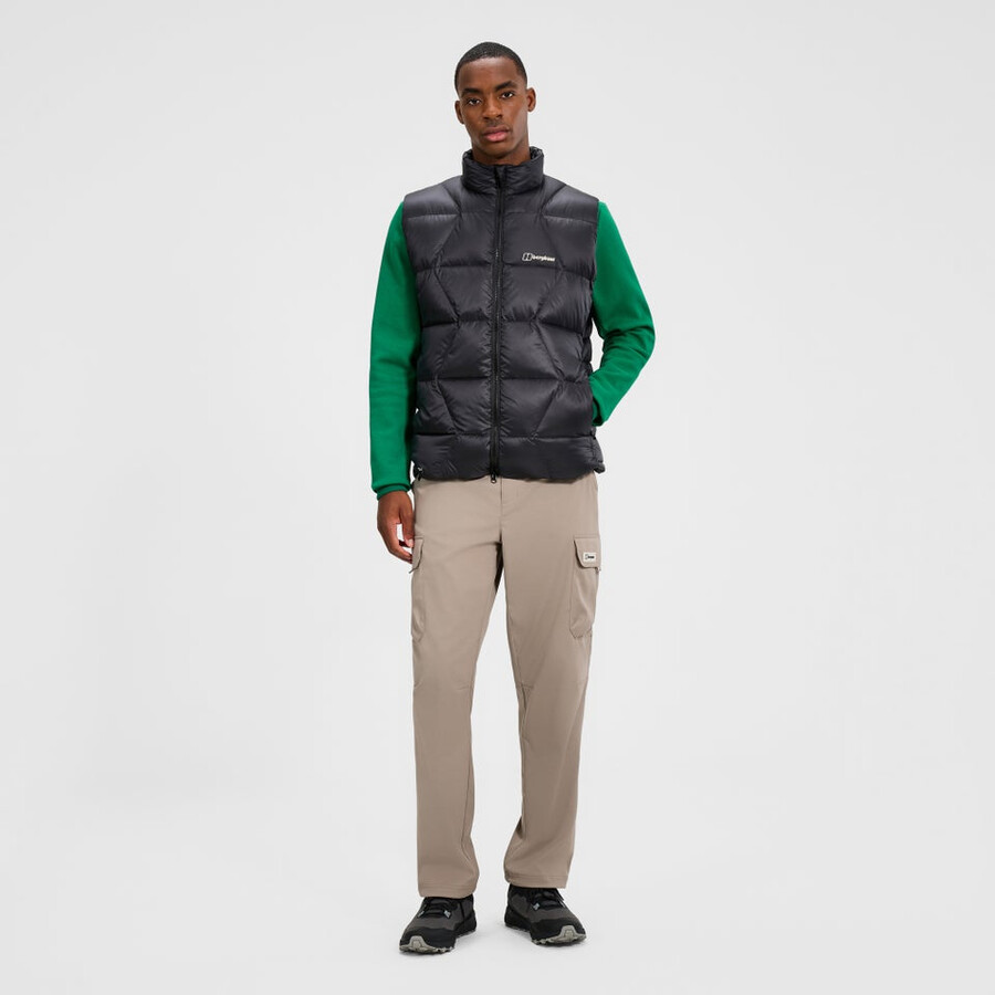 uomini explorer down vest - nero berghaus