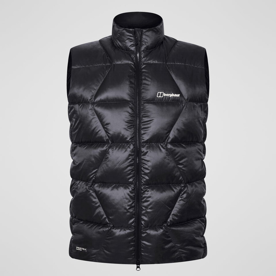 uomini explorer down vest - nero berghaus