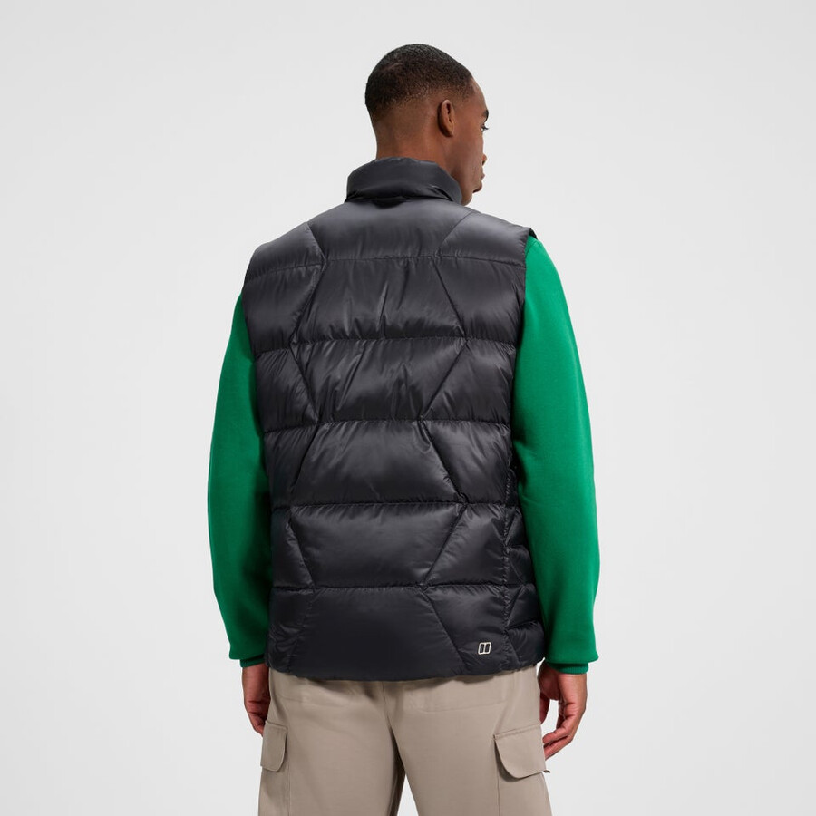 uomini explorer down vest - nero berghaus