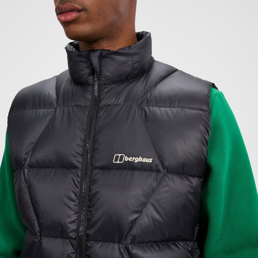 uomini explorer down vest - nero berghaus
