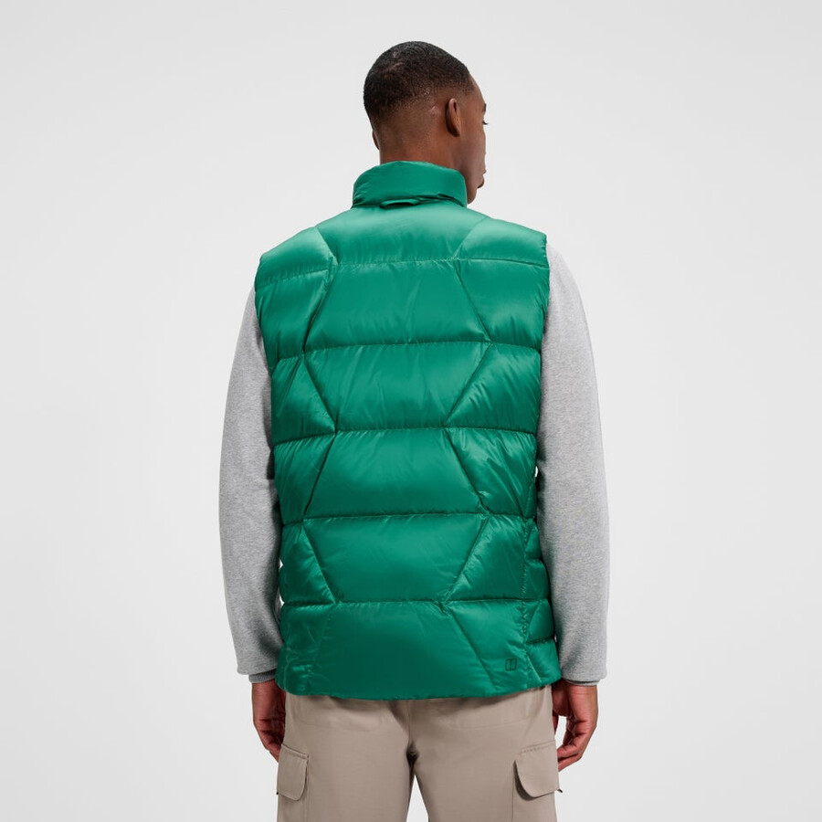 uomini explorer giù gilet - verde berghaus