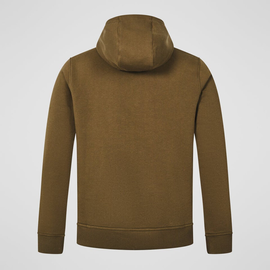 uomo logo felpa con cappuccio - marrone berghaus