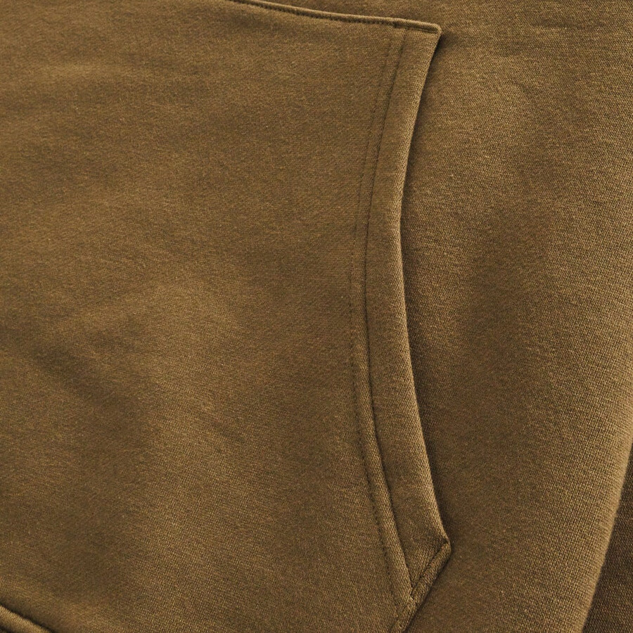 uomo logo felpa con cappuccio - marrone berghaus