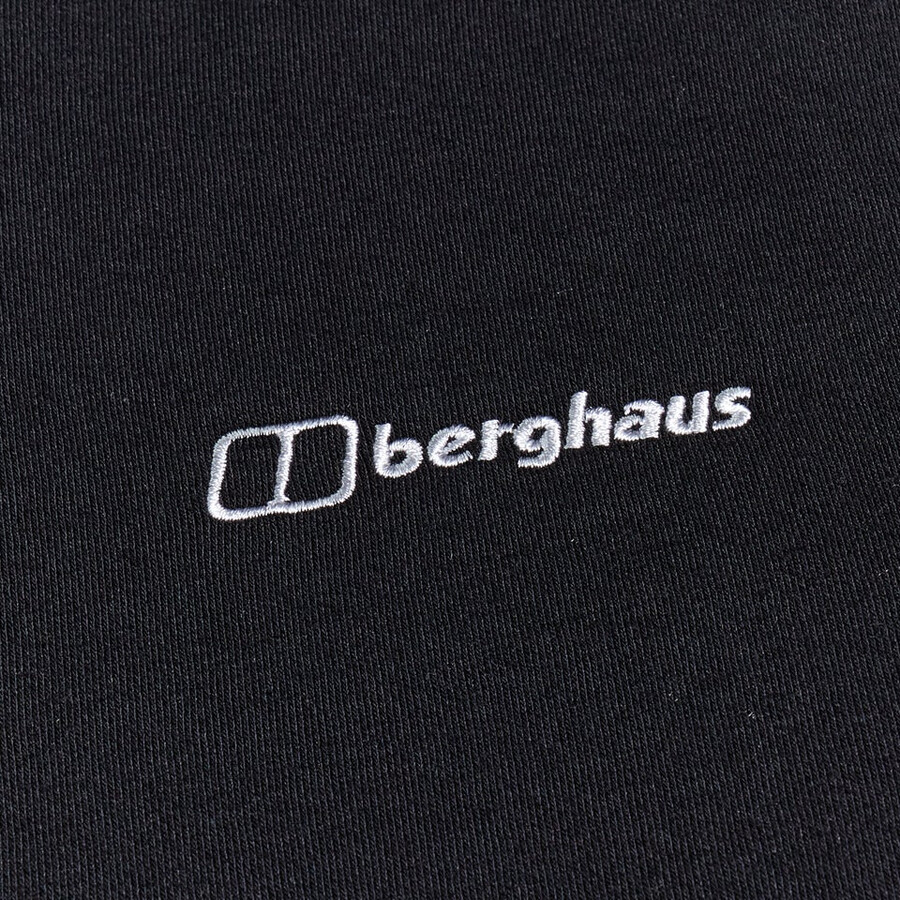 uomo logo crew nero berghaus