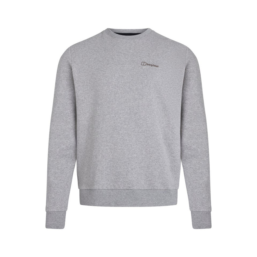uomo logo crew jumper grigio berghaus